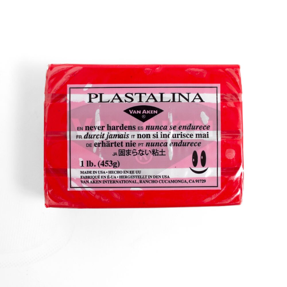 Van Aken, Plastalina, Modeling Clay, 1#, Red